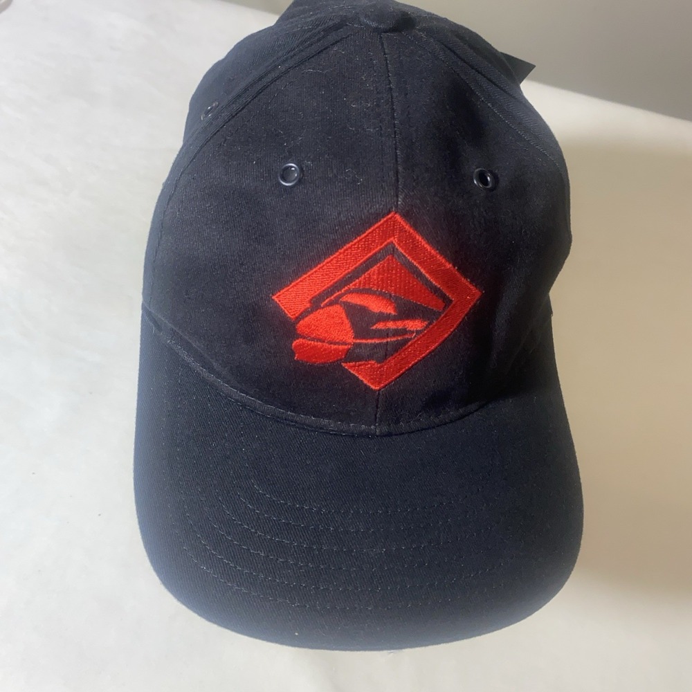 Vintage Marlboro Unlimited Ride Logo Black Adjustable Hat NWT 90s Promo Gear